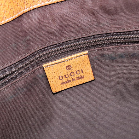 GUCCI GG Canvas Hand Bag Brown 113019 Auth 134527