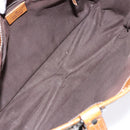 GUCCI GG Canvas Hand Bag Brown 113019 Auth 134527-11