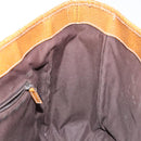 GUCCI GG Canvas Hand Bag Brown 113019 Auth 134527-18