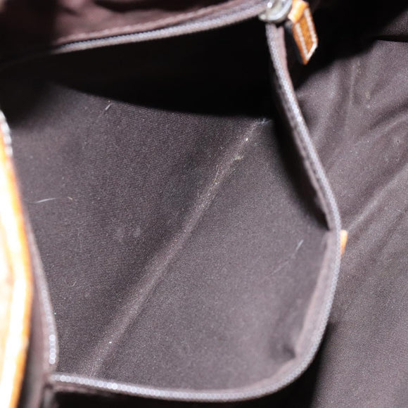 GUCCI GG Canvas Hand Bag Brown 113019 Auth 134527