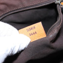 GUCCI GG Canvas Hand Bag Brown 113019 Auth 134527-12