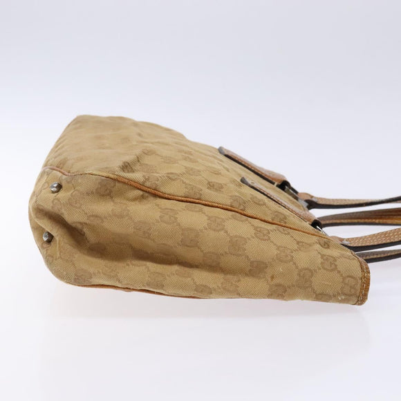 GUCCI GG Canvas Hand Bag Brown 113019 Auth 134527