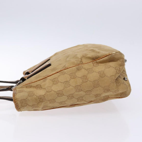 GUCCI GG Canvas Hand Bag Brown 113019 Auth 134527