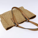 GUCCI GG Canvas Hand Bag Brown 113019 Auth 134527-6