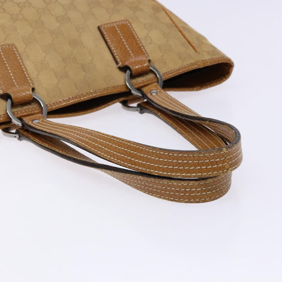 GUCCI GG Canvas Handtasche Braun 113019 Auth 134527