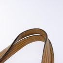 GUCCI GG Canvas Hand Bag Brown 113019 Auth 134527-8