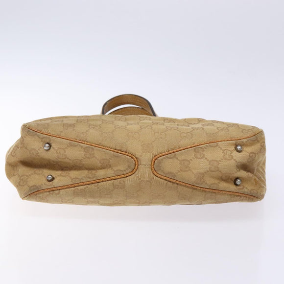 GUCCI GG Canvas Hand Bag Brown 113019 Auth 134527