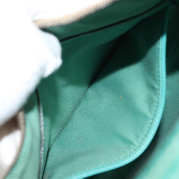 GUCCI GG Canvas Shoulder Bag Beige Silver 124357 Auth 134529