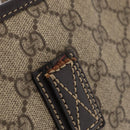 GUCCI GG Supreme Tote Bag PVC Beige 211137 Auth 134530-10