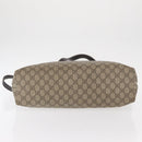 GUCCI GG Supreme Tote Bag PVC Beige 211137 Auth 134530-12