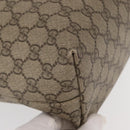 GUCCI GG Supreme Tote Bag PVC Beige 211137 Auth 134530-13