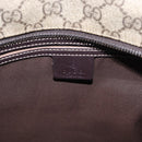 GUCCI GG Supreme Tote Bag PVC Beige 211137 Auth 134530-19