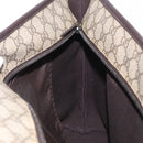 GUCCI GG Supreme Tote Bag PVC Beige 211137 Auth 134530-21