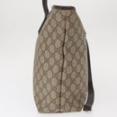 GUCCI GG Supreme Tote Bag PVC Beige 211137 Auth 134530-4