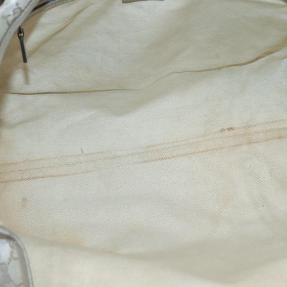 GUCCI GG implementation Tote Bag Silver 197953 Auth 134533