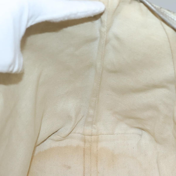 GUCCI GG implementation Tote Bag Silver 197953 Auth 134533