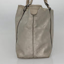 GUCCI GG implementation Tote Bag Silver 197953 Auth 134533-5