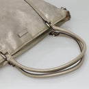 GUCCI GG implementation Tote Bag Silver 197953 Auth 134533-7