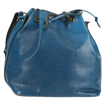LOUIS VUITTON Epi Petit Noe Shoulder Bag Blue M44105 LV Auth 134536