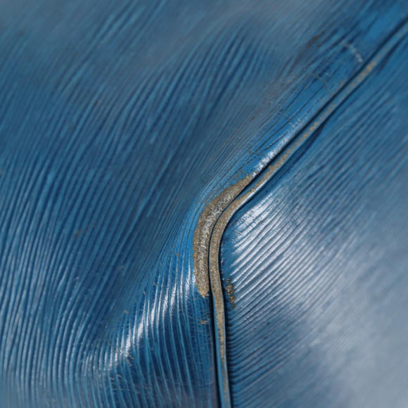 LOUIS VUITTON Epi Petit Noe Shoulder Bag Blue M44105 LV Auth 134536