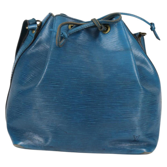 LOUIS VUITTON Epi Petit Noe Shoulder Bag Blue M44105 LV Auth 134536