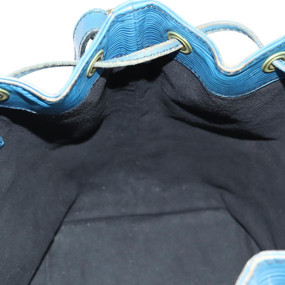 LOUIS VUITTON Epi Petit Noe Shoulder Bag Blue M44105 LV Auth 134536