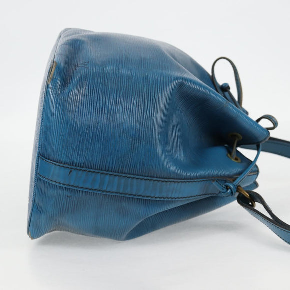LOUIS VUITTON Epi Petit Noe Shoulder Bag Blue M44105 LV Auth 134536