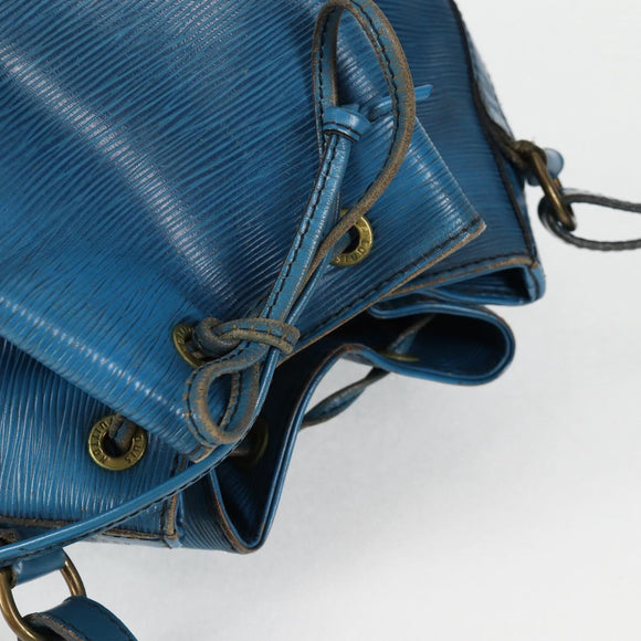 LOUIS VUITTON Epi Petit Noe Shoulder Bag Blue M44105 LV Auth 134536