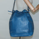 LOUIS VUITTON Epi Noe Shoulder Bag Toledo Blue M44005 LV Auth 134538-22