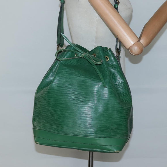 LOUIS VUITTON Epi Noe Shoulder Bag Green M44004 LV Auth 134539
