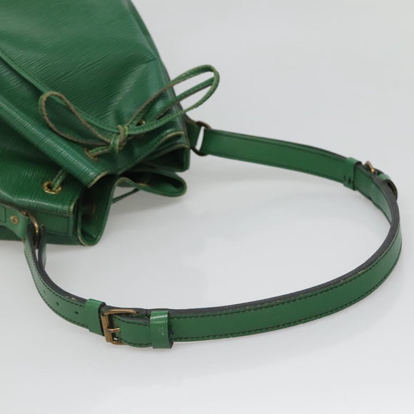 LOUIS VUITTON Epi Noe Shoulder Bag Green M44004 LV Auth 134539