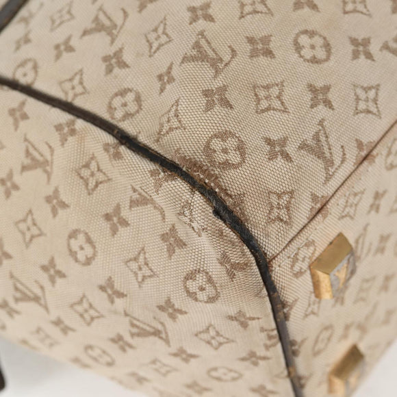 LOUIS VUITTON Monogram Mini Josephine GM Hand Bag Khaki M92310 LV Auth 134542