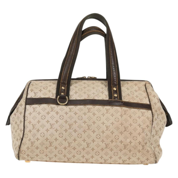 LOUIS VUITTON Monogram Mini Josephine GM Hand Bag Khaki M92310 LV Auth 134542