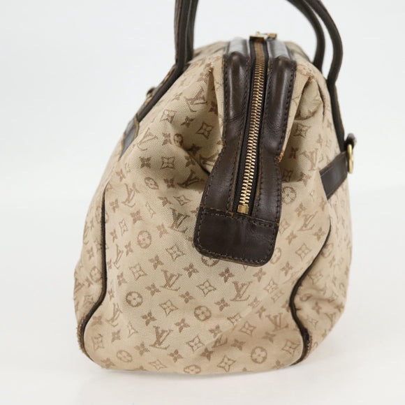 LOUIS VUITTON Monogram Mini Josephine GM Hand Bag Khaki M92310 LV Auth 134542