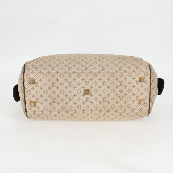LOUIS VUITTON Monogram Mini Josephine GM Hand Bag Khaki M92310 LV Auth 134542