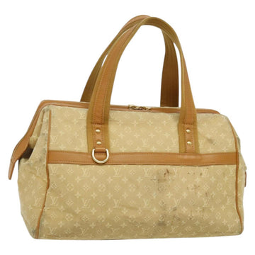 LOUIS VUITTON Monogram Mini Josephine GM Hand Bag Beige M92310 LV Auth 134543