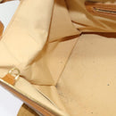 LOUIS VUITTON Monogram Mini Josephine GM Hand Bag Beige M92310 LV Auth 134543-18