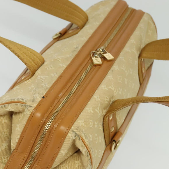 LOUIS VUITTON Monogram Mini Josephine GM Hand Bag Beige M92310 LV Auth 134543