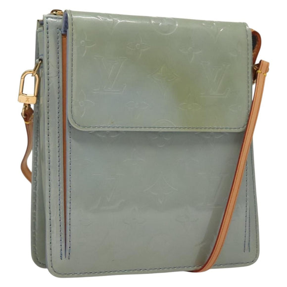 LOUIS VUITTON Monogram Vernis Motto Pouch Lavande M91224 LV Auth 134548