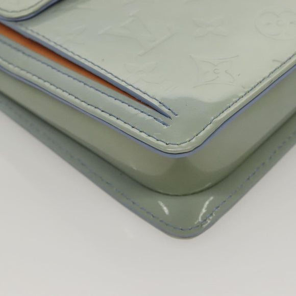 LOUIS VUITTON Monogram Vernis Motto Pouch Lavande M91224 LV Auth 134548