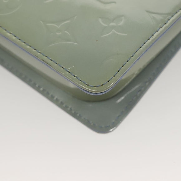 LOUIS VUITTON Monogram Vernis Motto Pouch Lavande M91224 LV Auth 134548