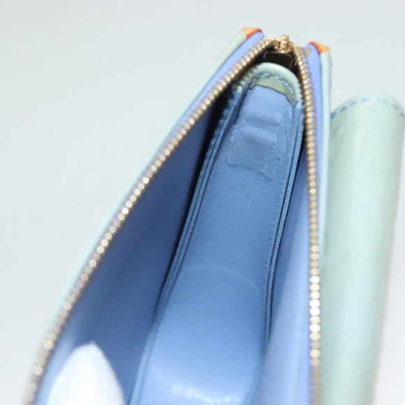 LOUIS VUITTON Monogram Vernis Motto Pouch Lavande M91224 LV Auth 134548