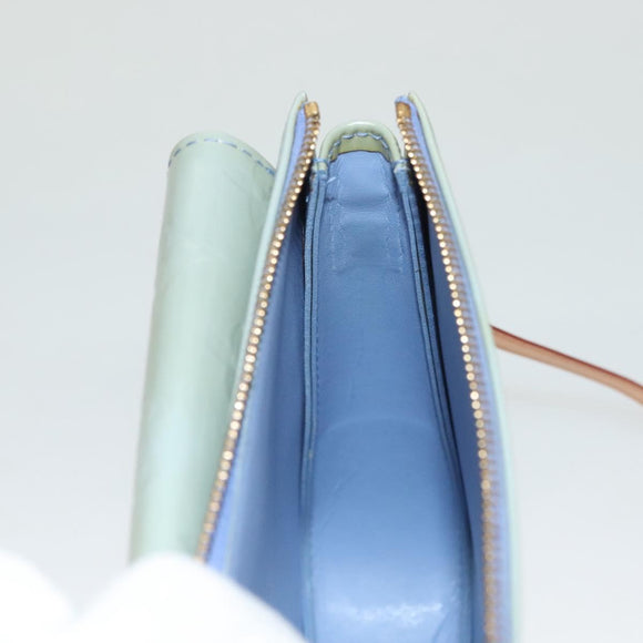 LOUIS VUITTON Monogram Vernis Motto Pouch Lavande M91224 LV Auth 134548