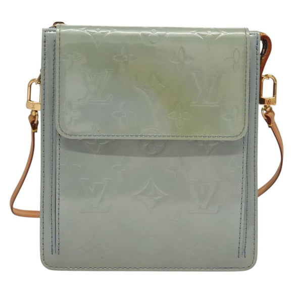 LOUIS VUITTON Monogram Vernis Motto Pouch Lavande M91224 LV Auth 134548