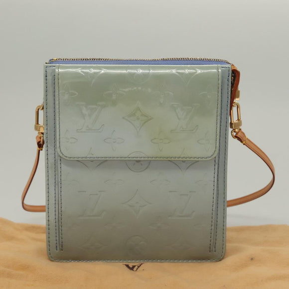 LOUIS VUITTON Monogram Vernis Motto Pouch Lavande M91224 LV Auth 134548