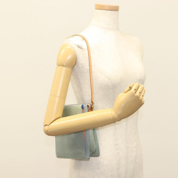 LOUIS VUITTON Monogram Vernis Motto Pouch Lavande M91224 LV Auth 134548