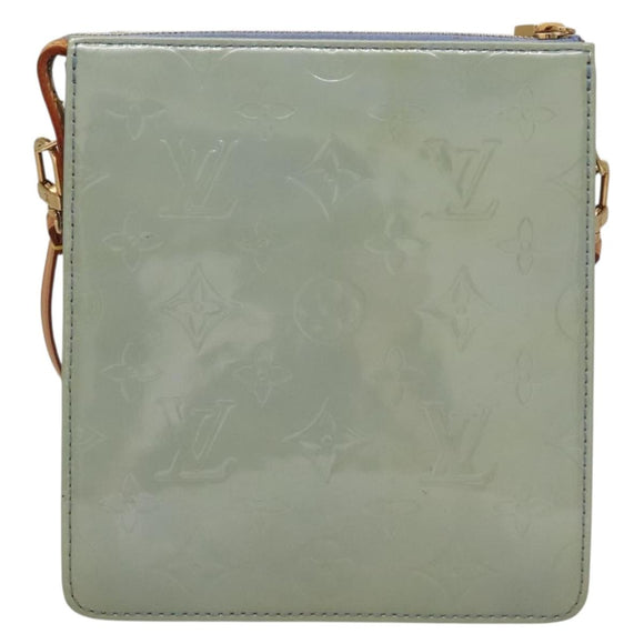 LOUIS VUITTON Monogram Vernis Motto Pouch Lavande M91224 LV Auth 134548