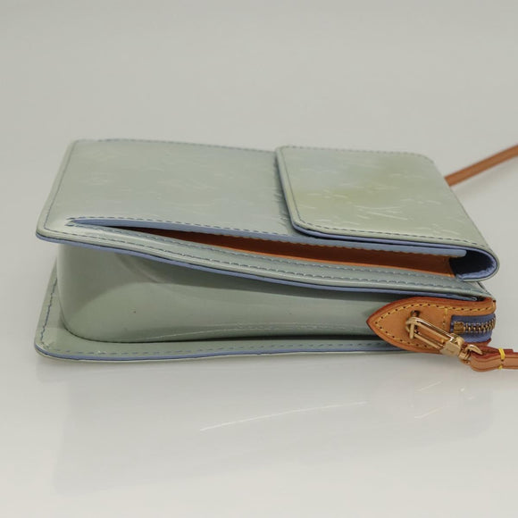 LOUIS VUITTON Monogram Vernis Motto Pouch Lavande M91224 LV Auth 134548