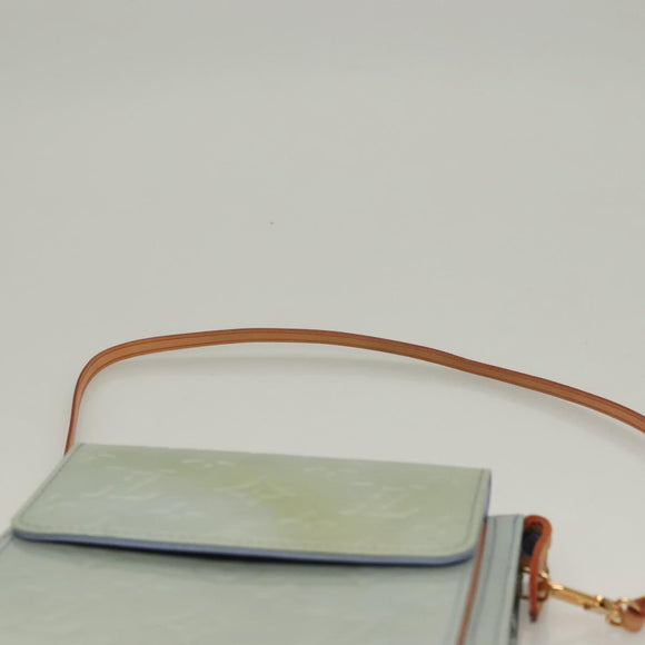 LOUIS VUITTON Monogram Vernis Motto Pouch Lavande M91224 LV Auth 134548