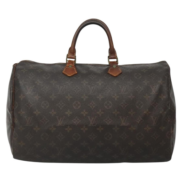 LOUIS VUITTON Monogram Speedy 40 Hand Bag M41522 LV Auth 134556
